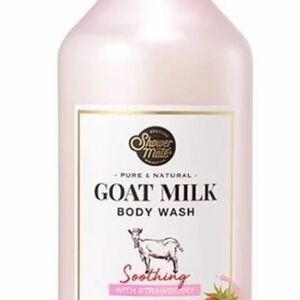 Shower Mate Strawberry Goat Milk Body Wash